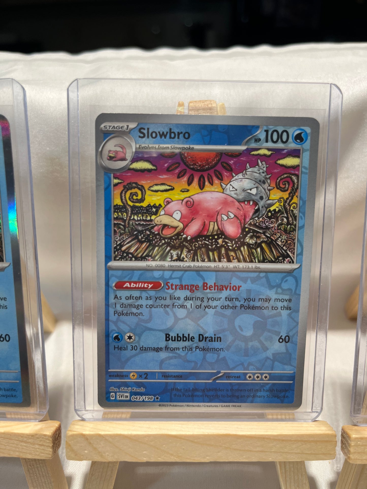 2023 Pokemon Slowbro Holo Set
