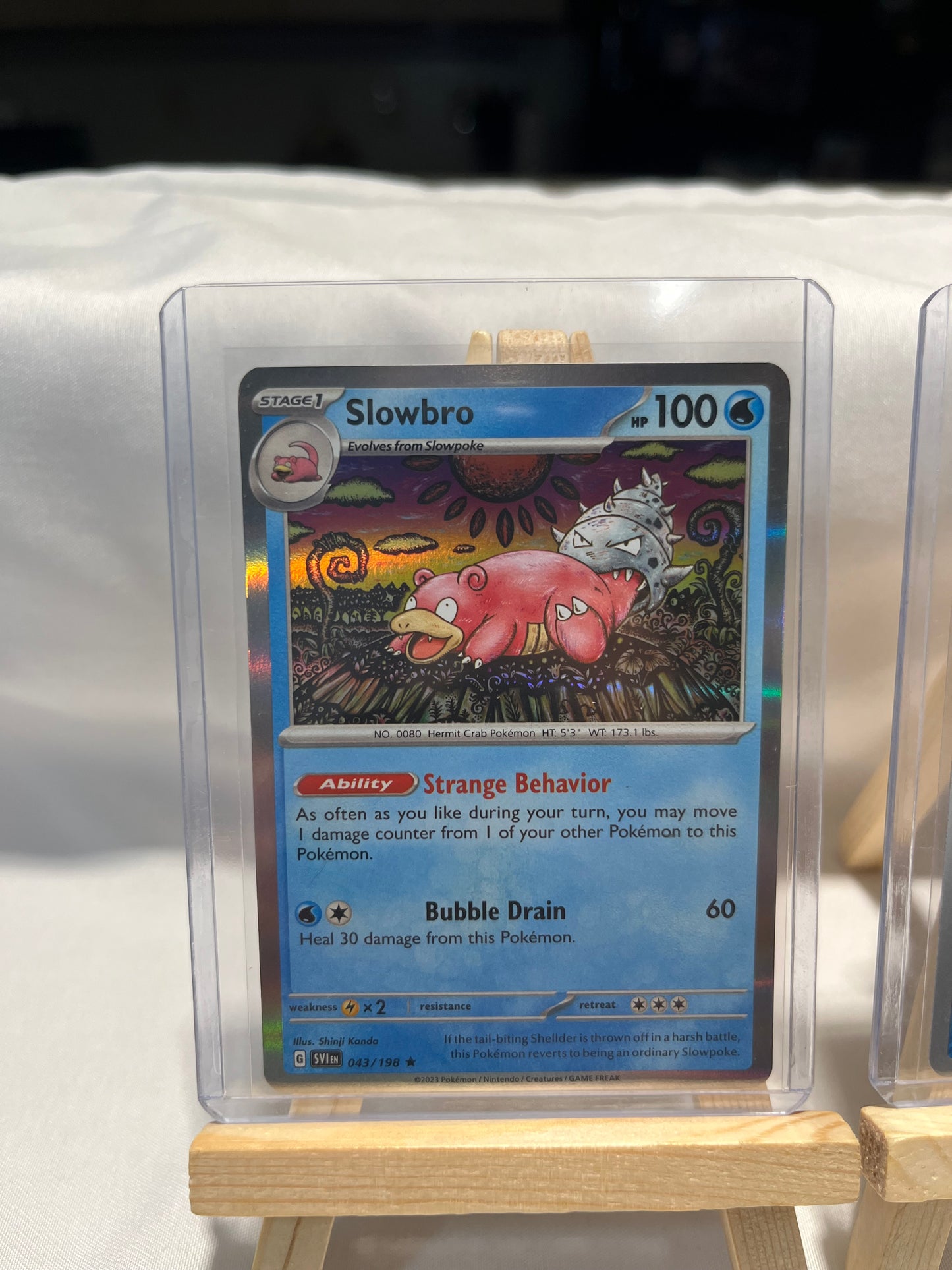 2023 Pokemon Slowbro Holo Set