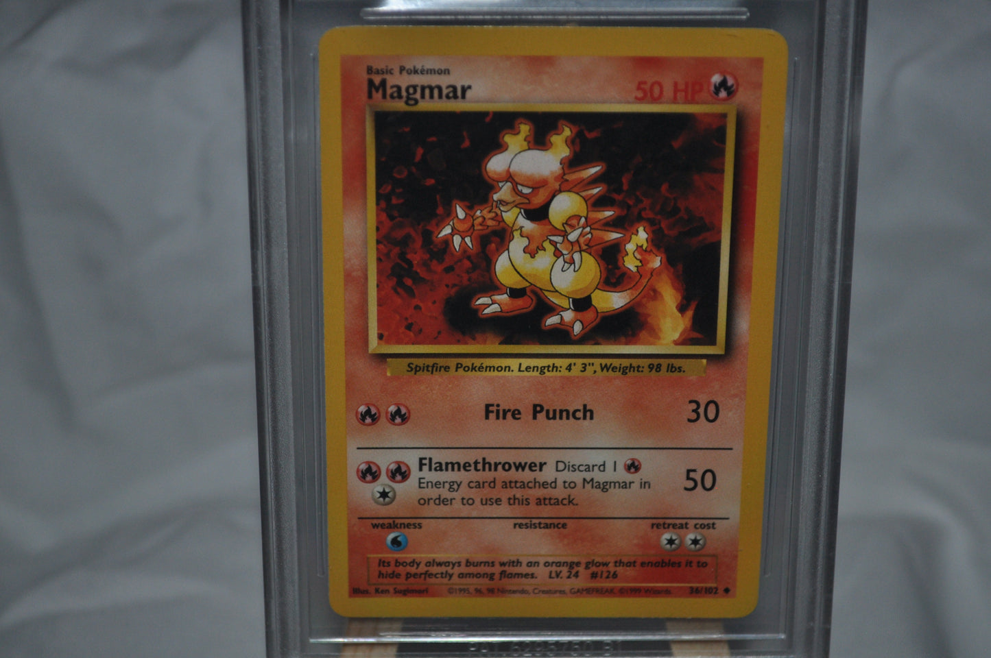 1999 Base Set Unlimited, Magmar #36