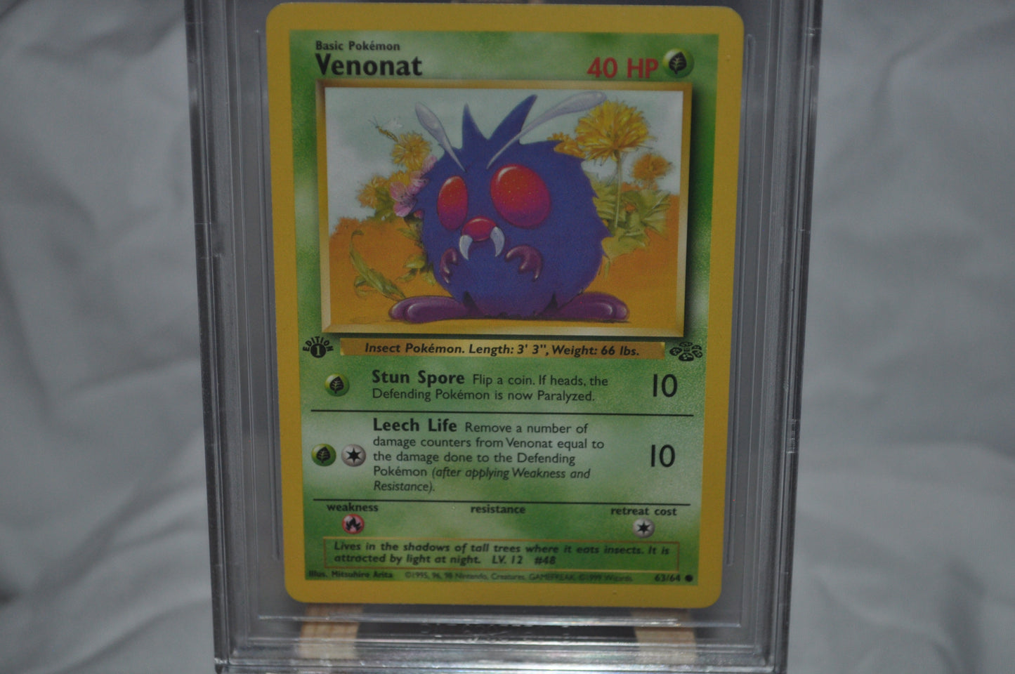 1999 Jungle 1st Edition, Venonat #63