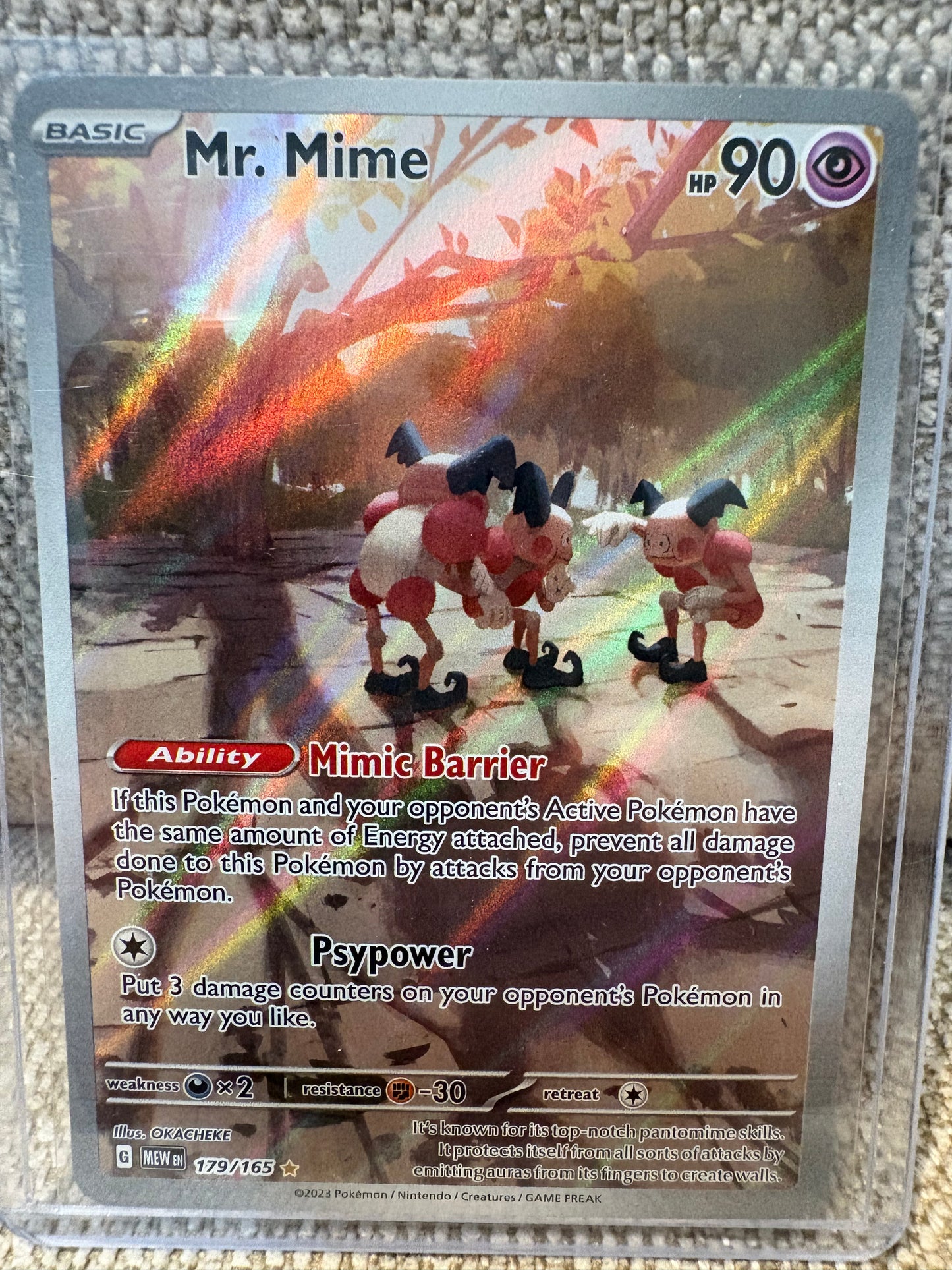 2023 Pokemon Scarlet & Violet 151 MR. MIME #179