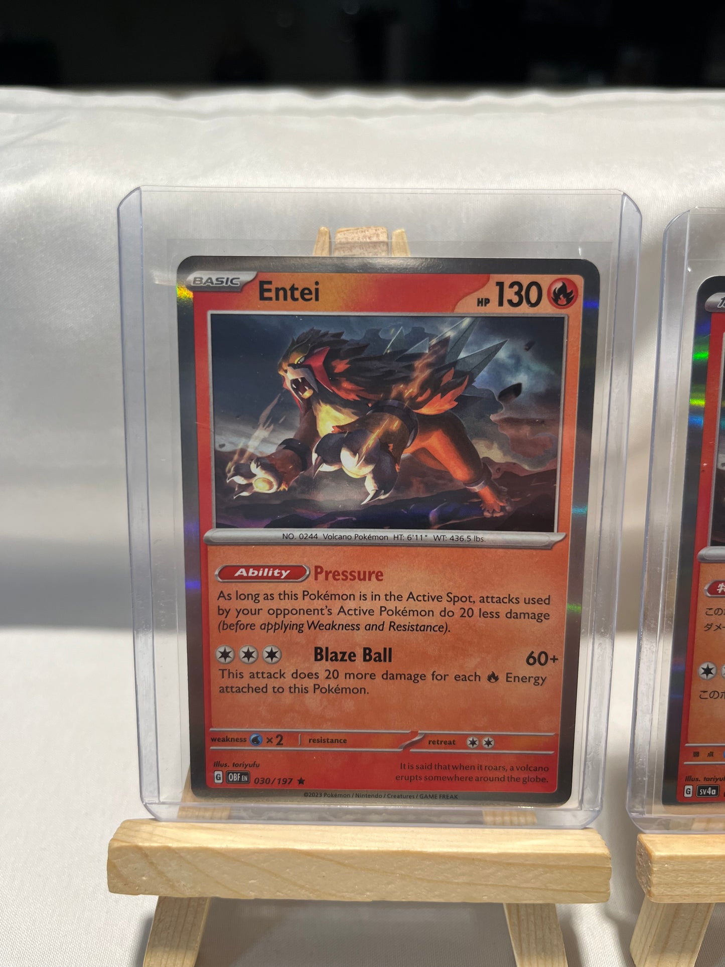 2023 Pokemon Entei Holo Set