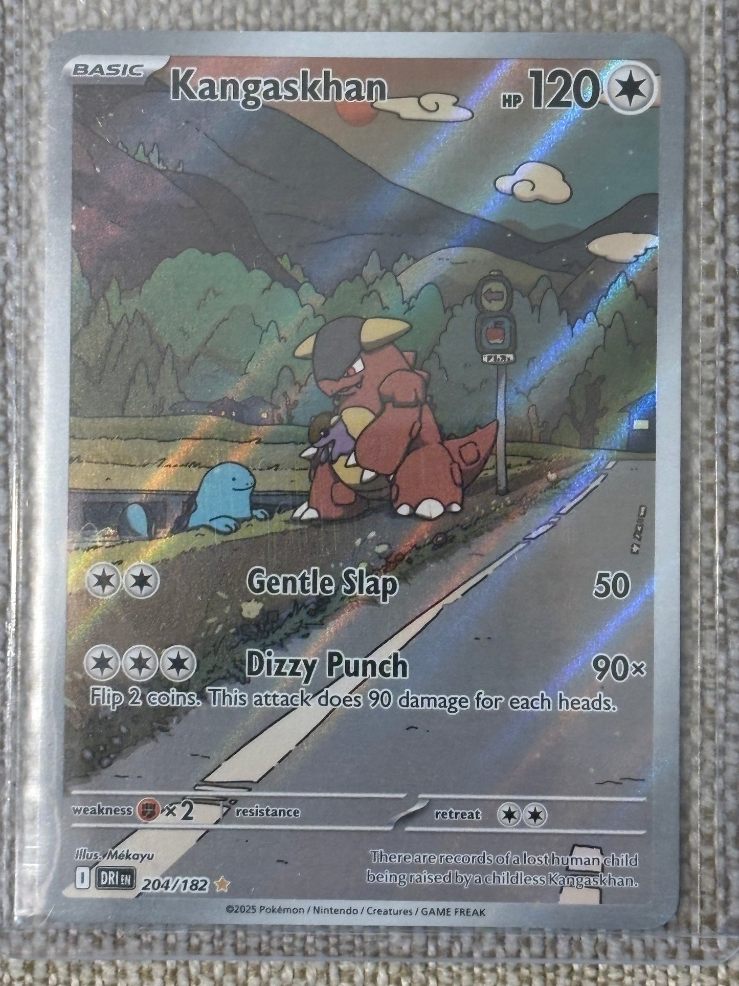 2025 Pokemon Destined Rivals KANGASKHAN #204