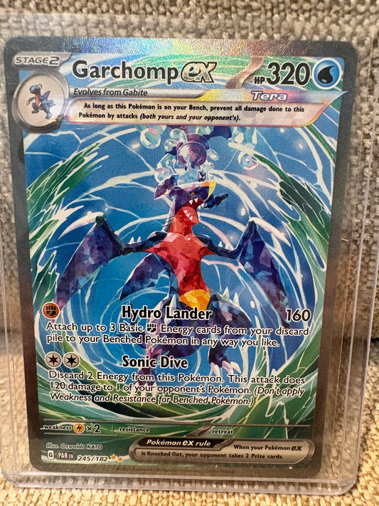 2023 Pokemon Paradox Rift GARCHOMP EX #245
