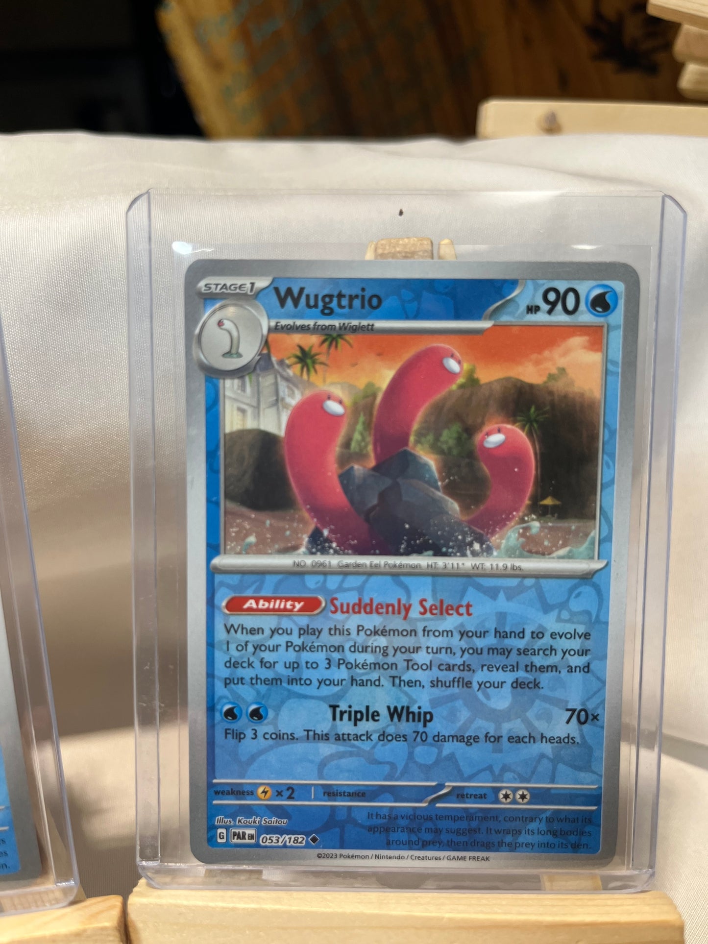 2023 Pokemon Wiglett Evolution Set