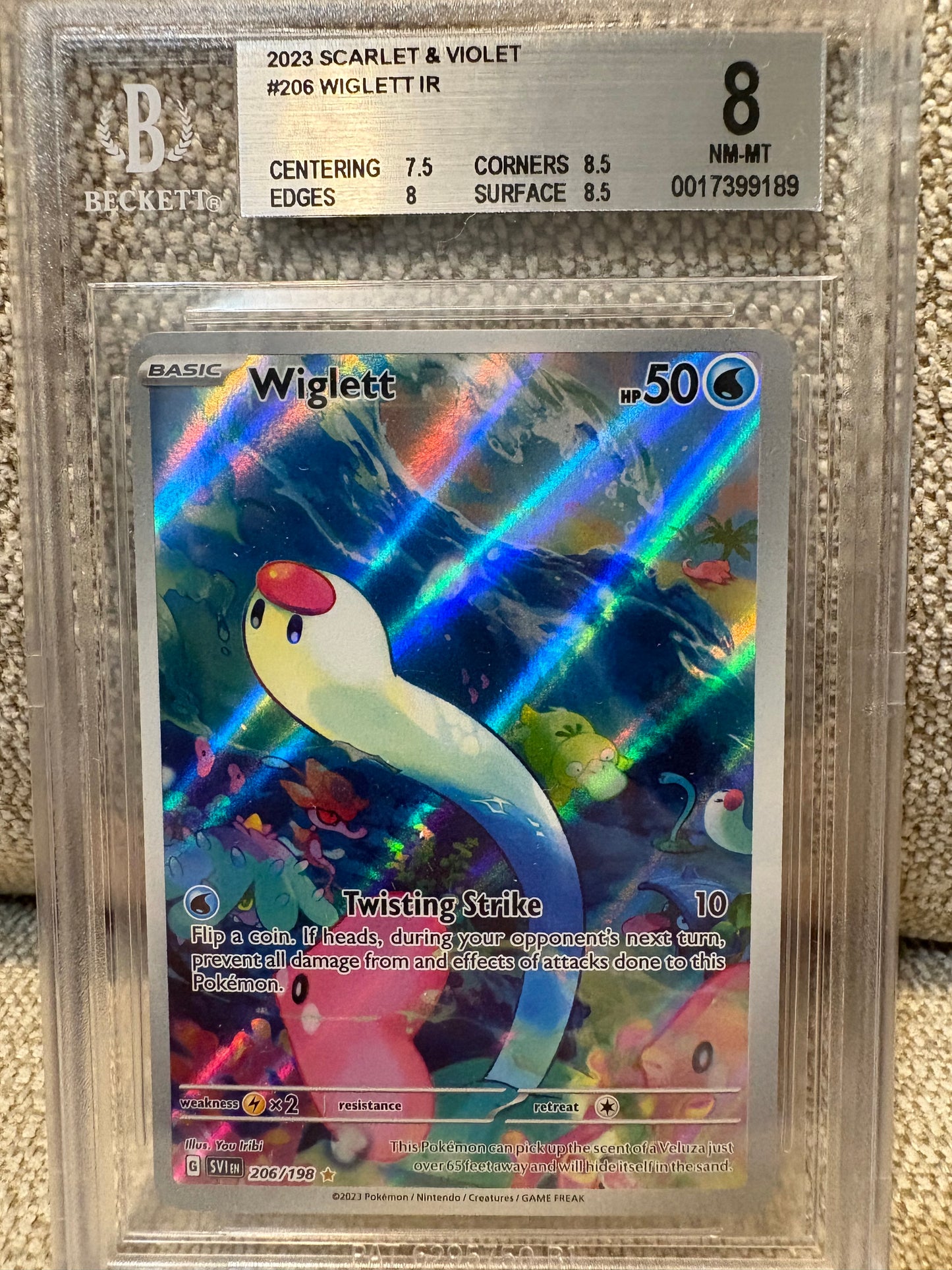 2023 Pokemon Scarlet & Violet WIGLETT #206