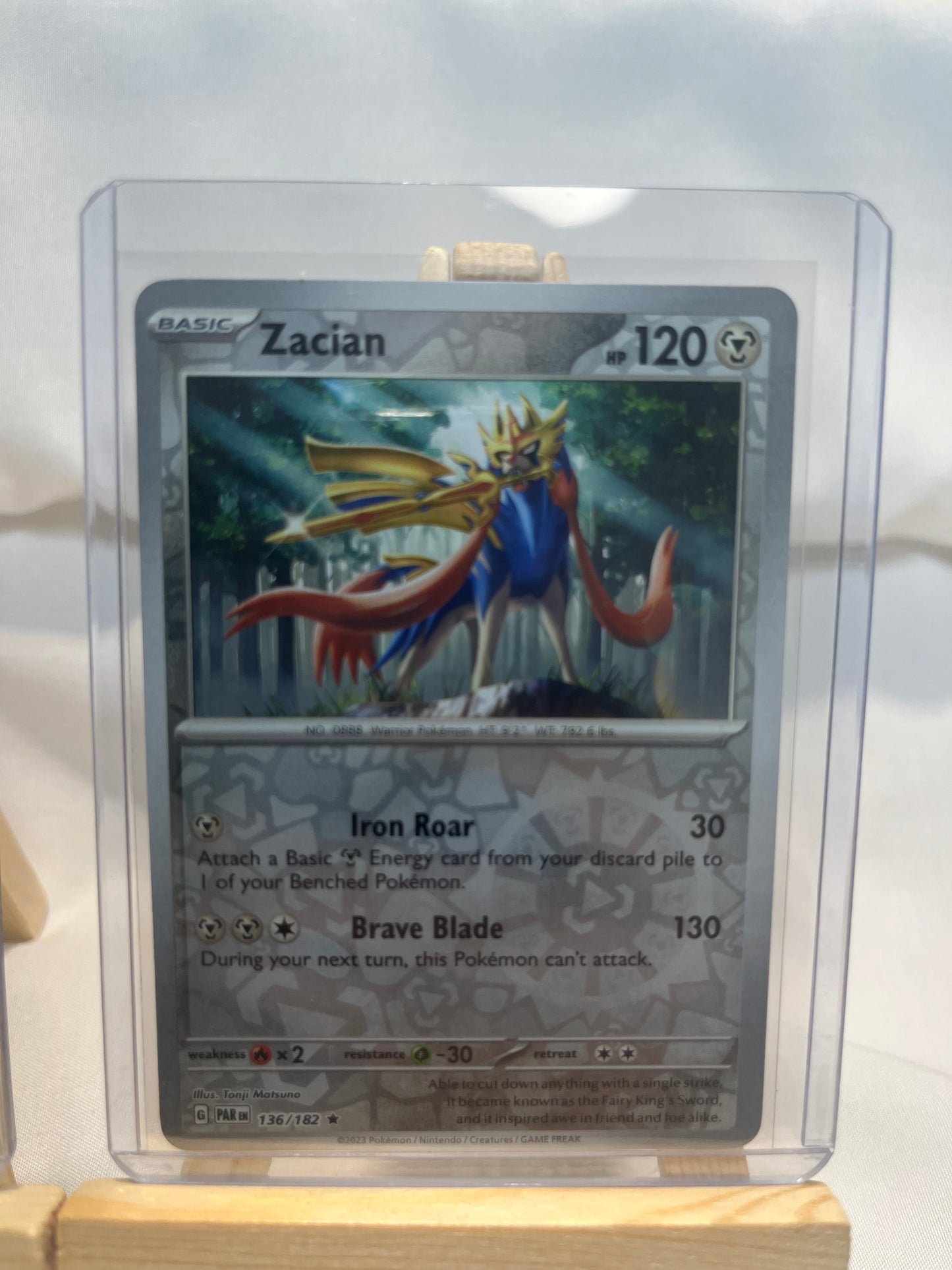 2023 Pokemon Zacian Holo Set