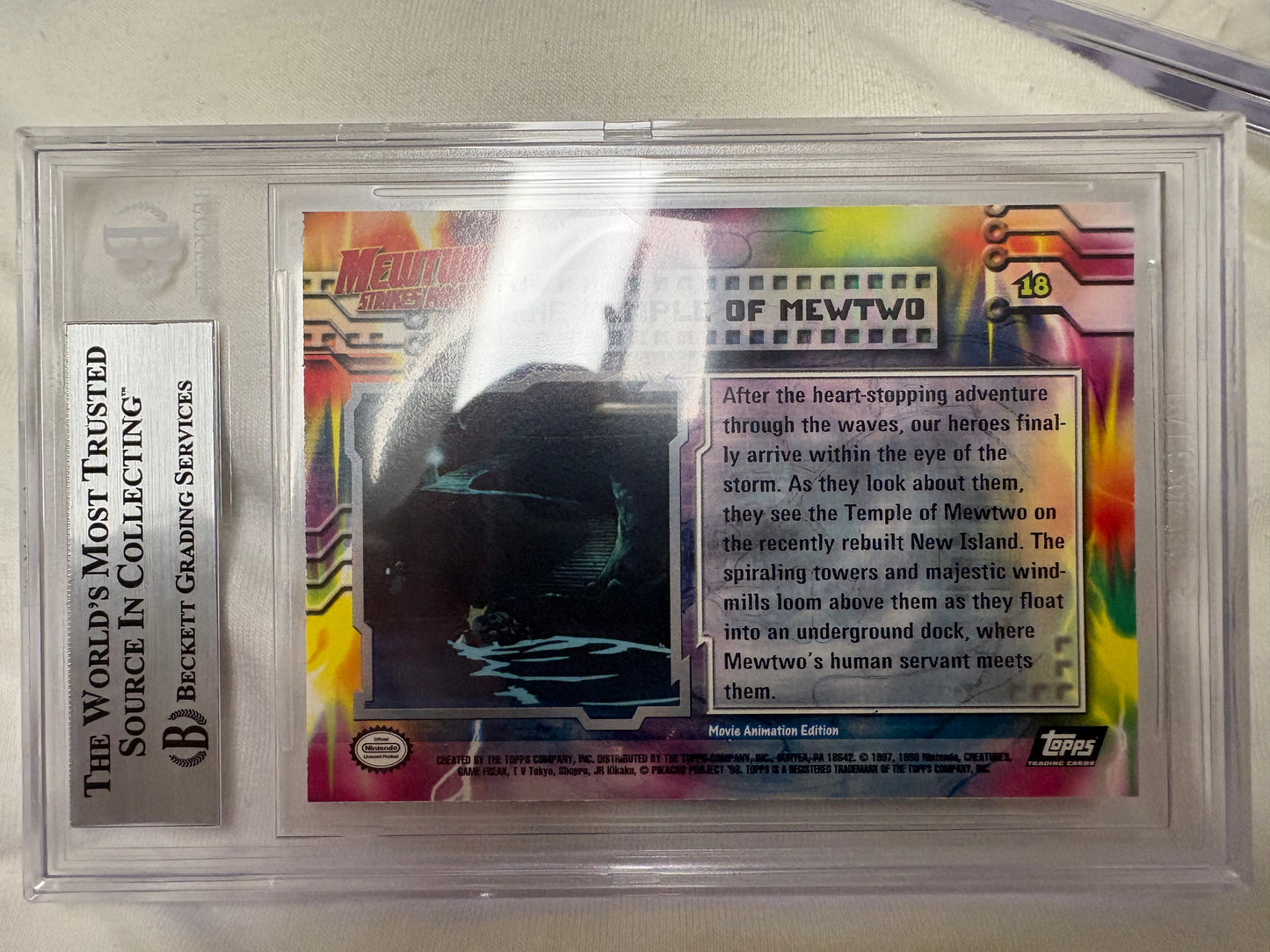 1999 Movie Animation Edition, The Temple of Mewtwo #18, Black