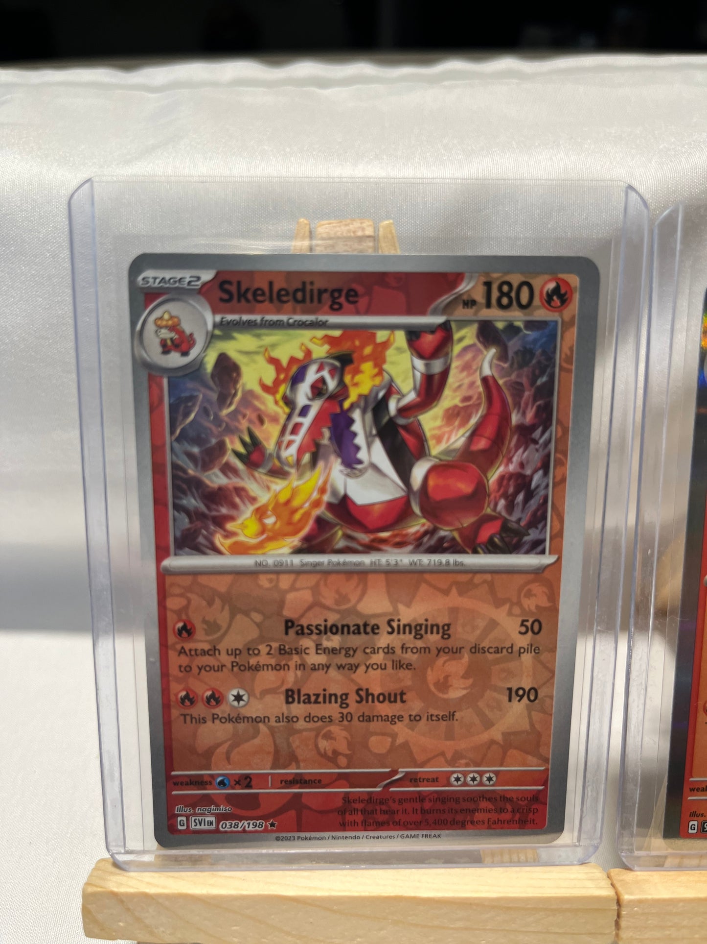 2023 Pokemon Skeledirge Holo Set