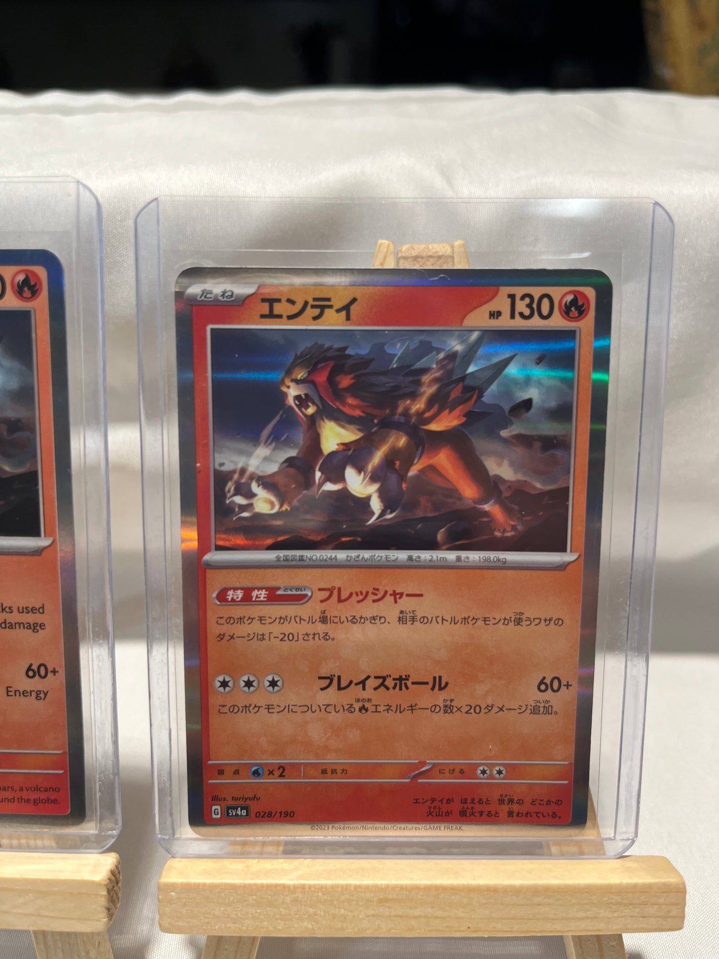 2023 Pokemon Entei Holo Set