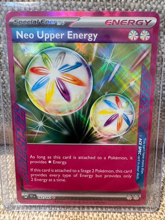 2024 Pokemon Temporal Forces NEO UPPER ENERGY #162