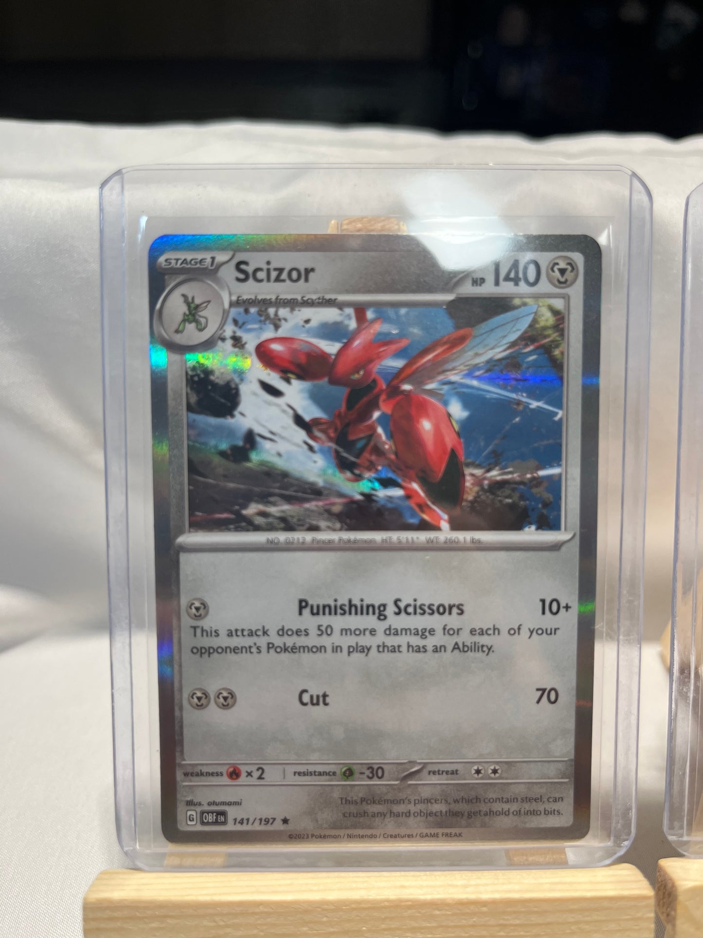 2023 Pokemon Scizor Holo Set