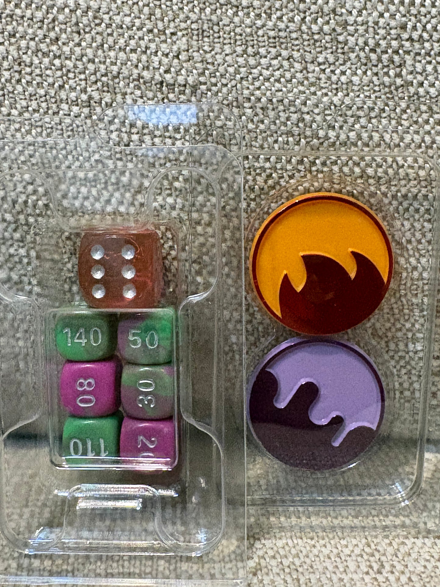 SHROUDED FABLE Dice and Coins