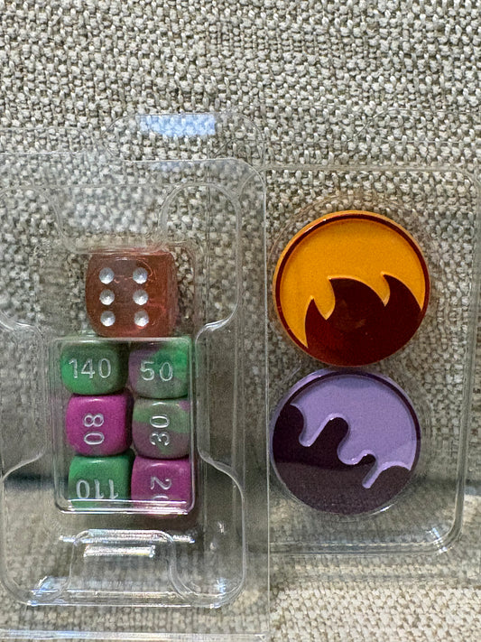 SHROUDED FABLE Dice and Coins