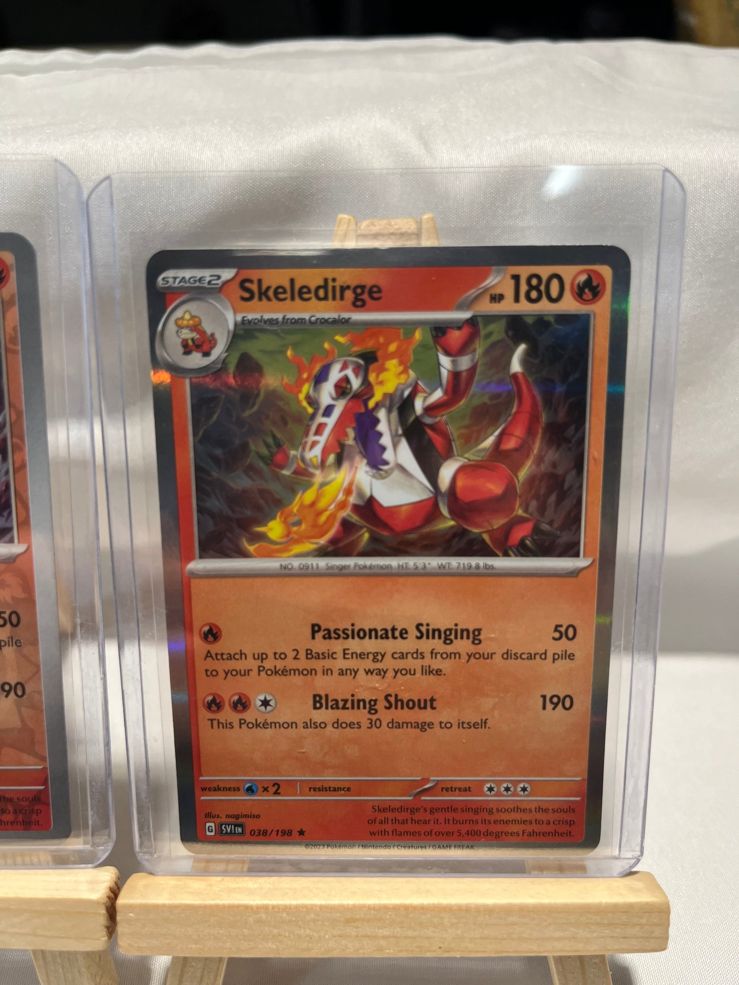 2023 Pokemon Skeledirge Holo Set