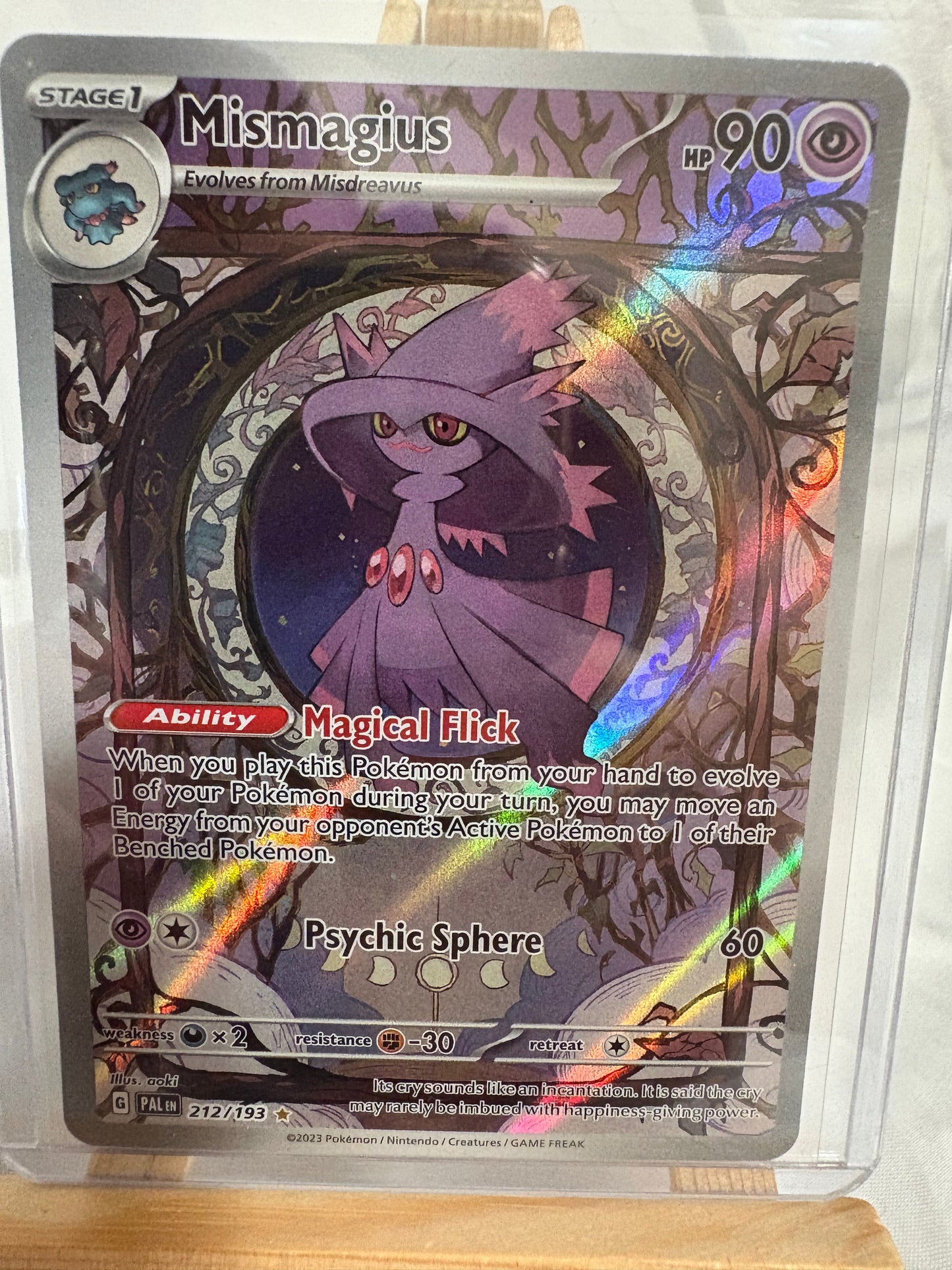 2023 Paldea Evolved Mismagius #212