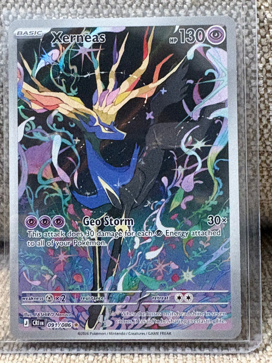 2026 Pokemon Chaos Rising XERNEAS #91