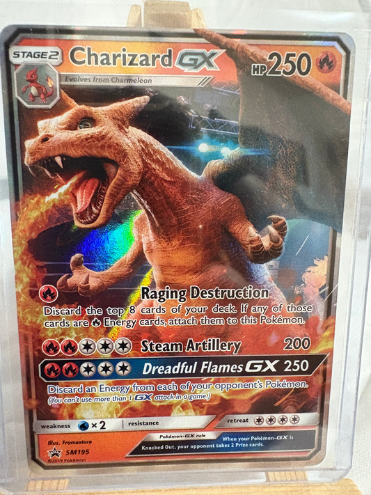 2016 Pokémon Promos Black Star Charizard GX #SM195