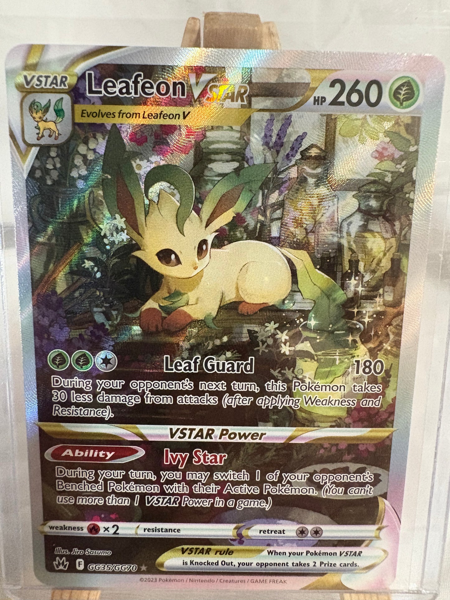 2023 Crown Zenith Leafeon VSTAR #GG35