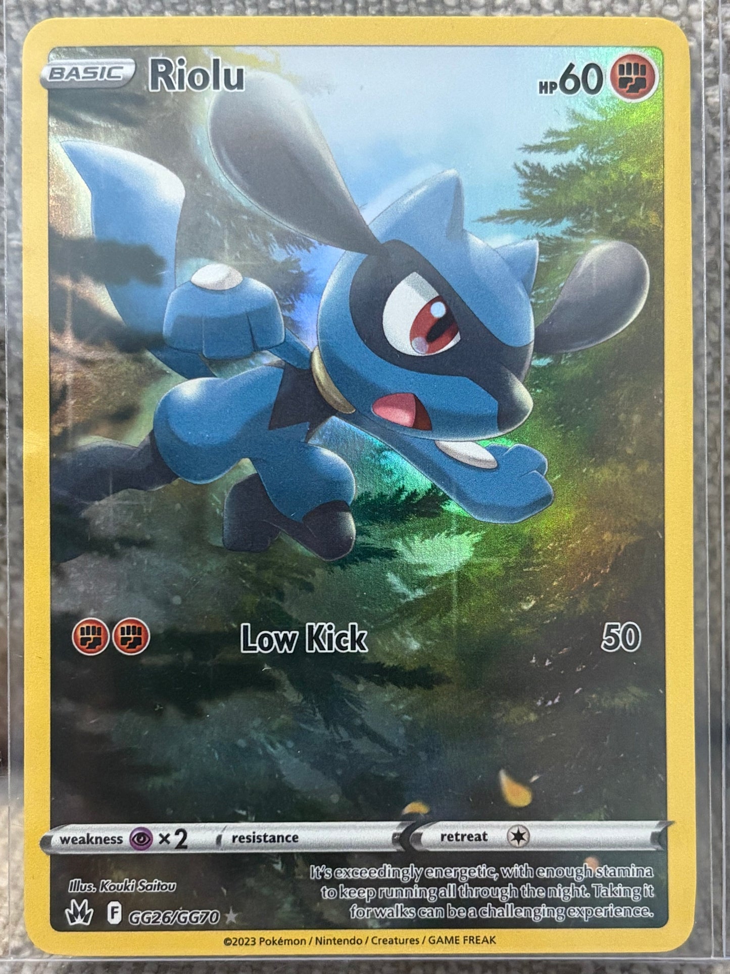 2023 Pokemon Crown Zenith RIOLU #GG26