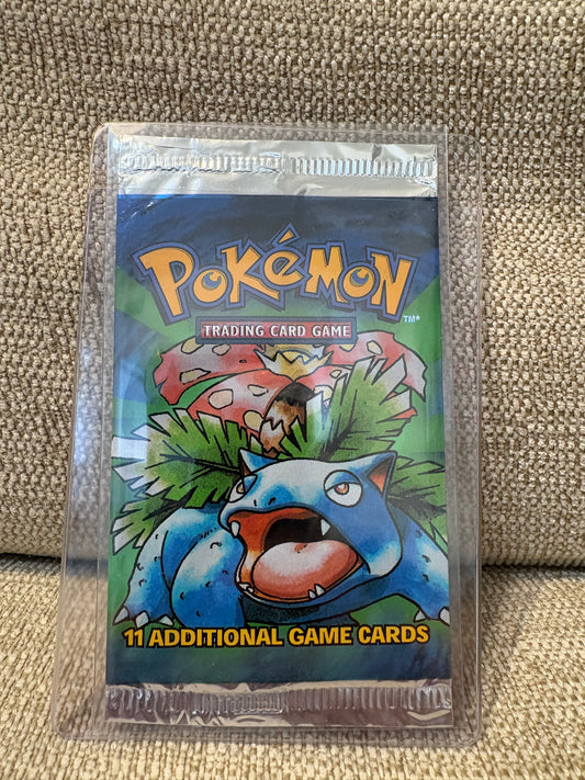 1999 Pokémon Base Set Booster Pack Art (Empty Pack)


Venusaur Art