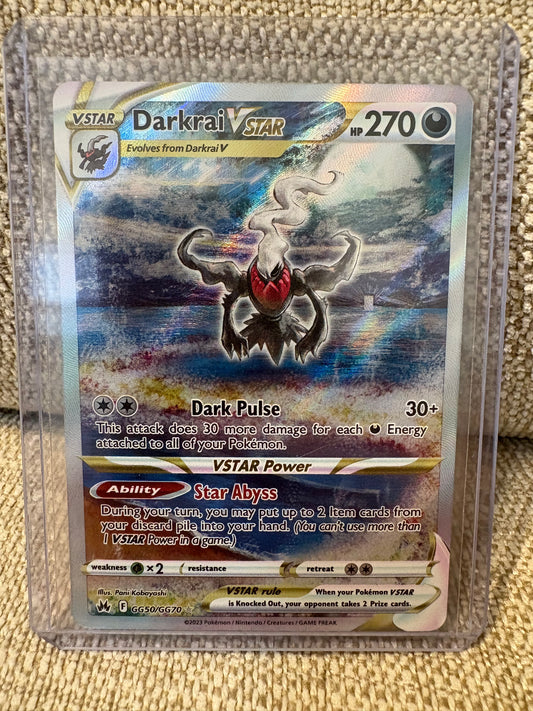 2023 Pokémon Crown Zenith Darkrai VSTAR GG50