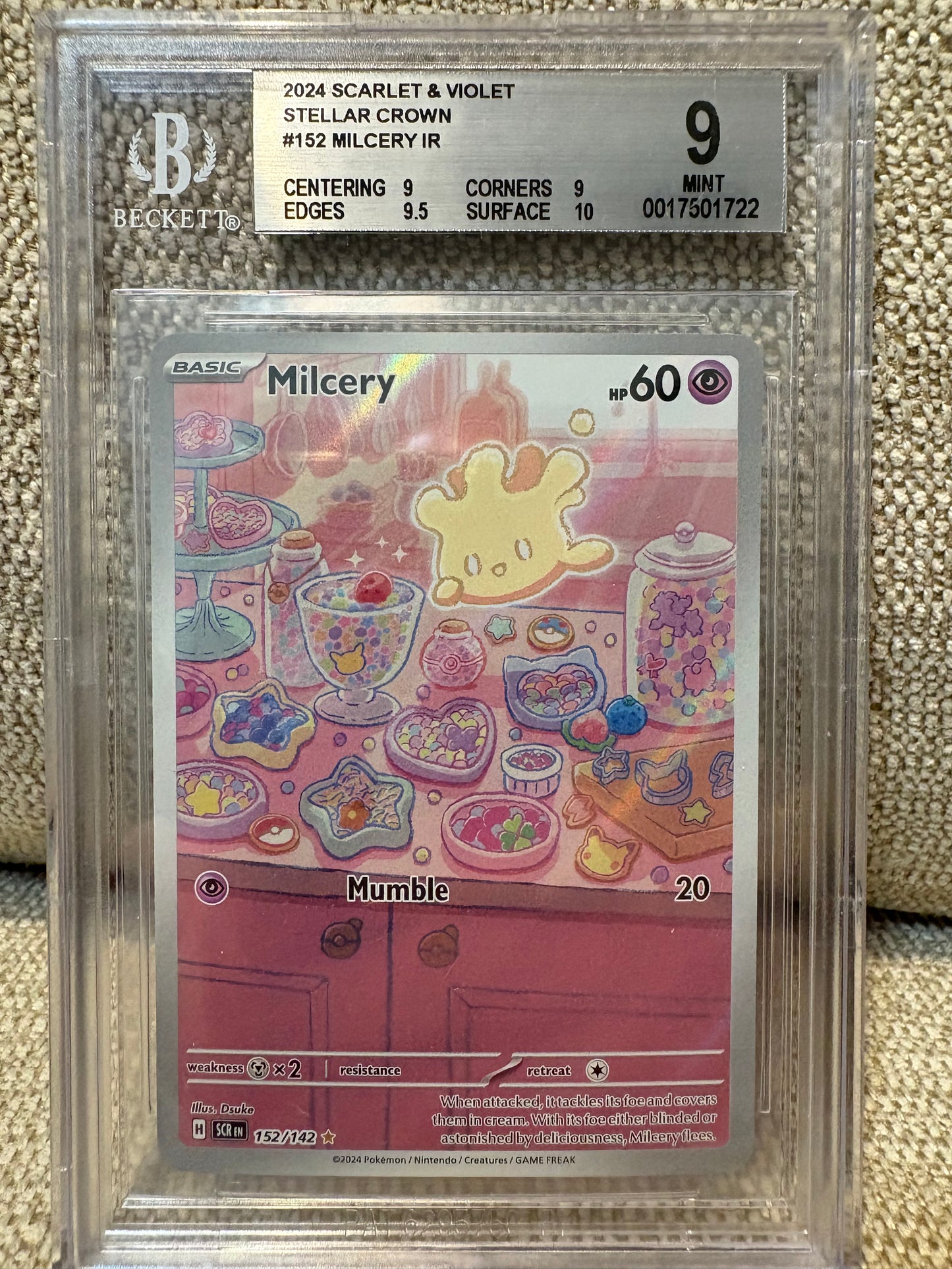 2024 Pokemon Scarlet & Violet Stellar Crown MILCERY #152