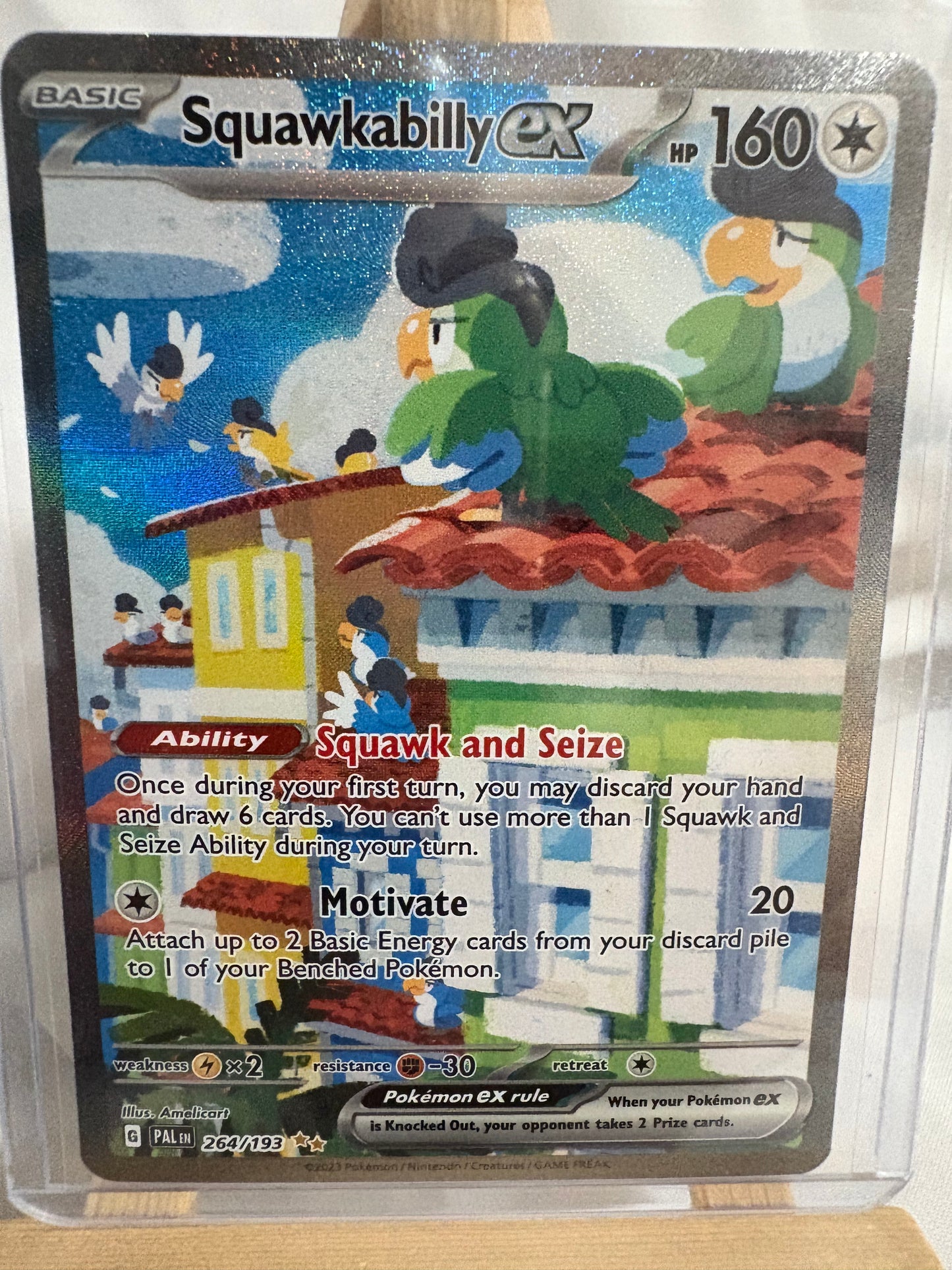 2023 Paldea Evolved Squawkabilly EX #264