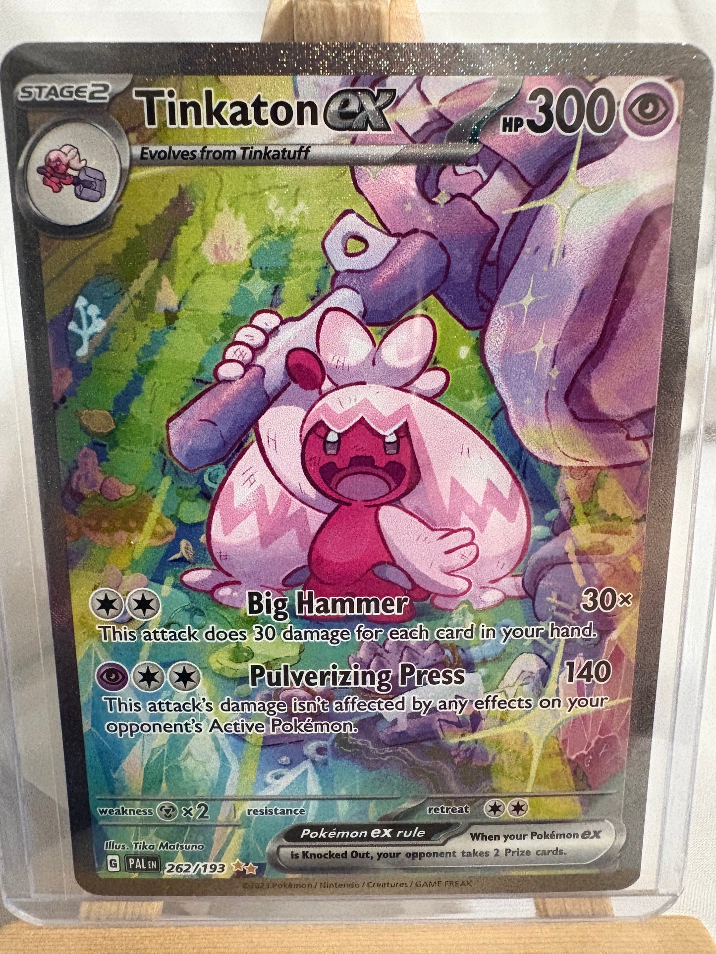 2023 Paldea Evolved Tinkaton EX #262