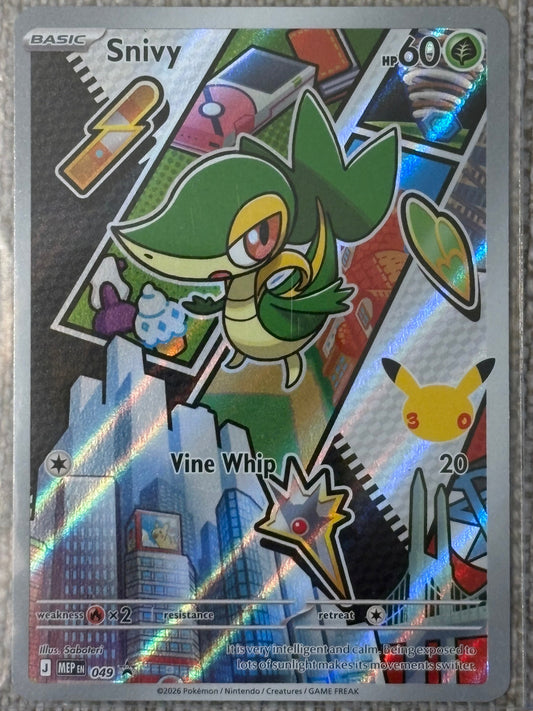 2026 Pokemon First Partner Illustration Collection Series 2 SNIVY #49