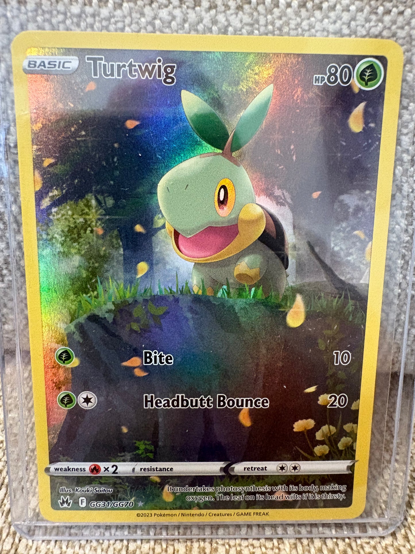 2023 Pokémon Crown Zenith Turtwig #GG31