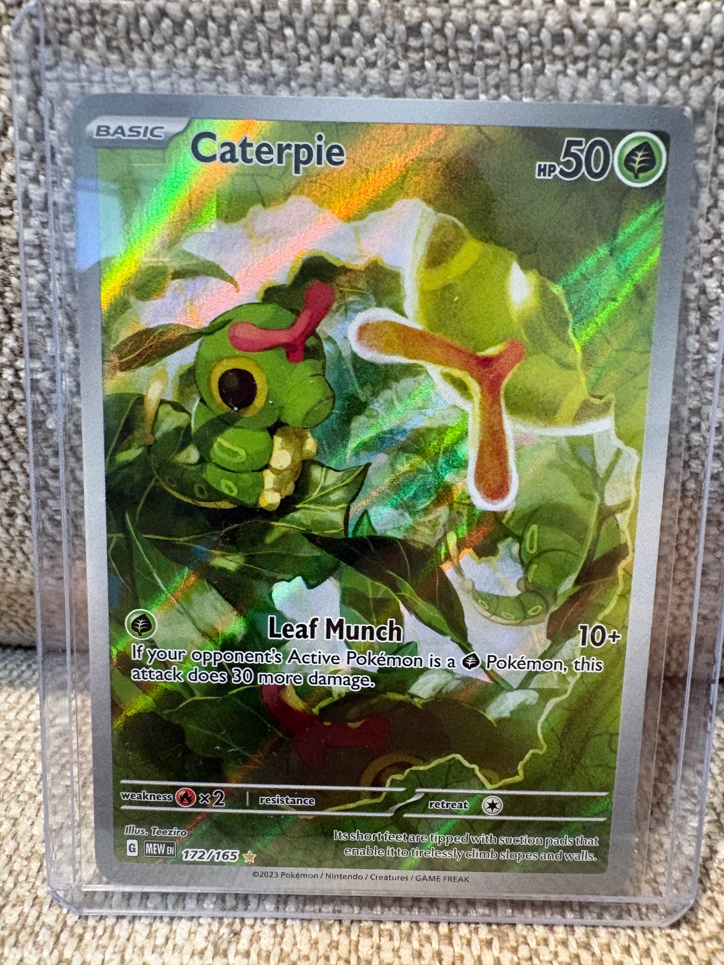 2023 Pokemon Scarlet & Violet 151 CATERPIE #172