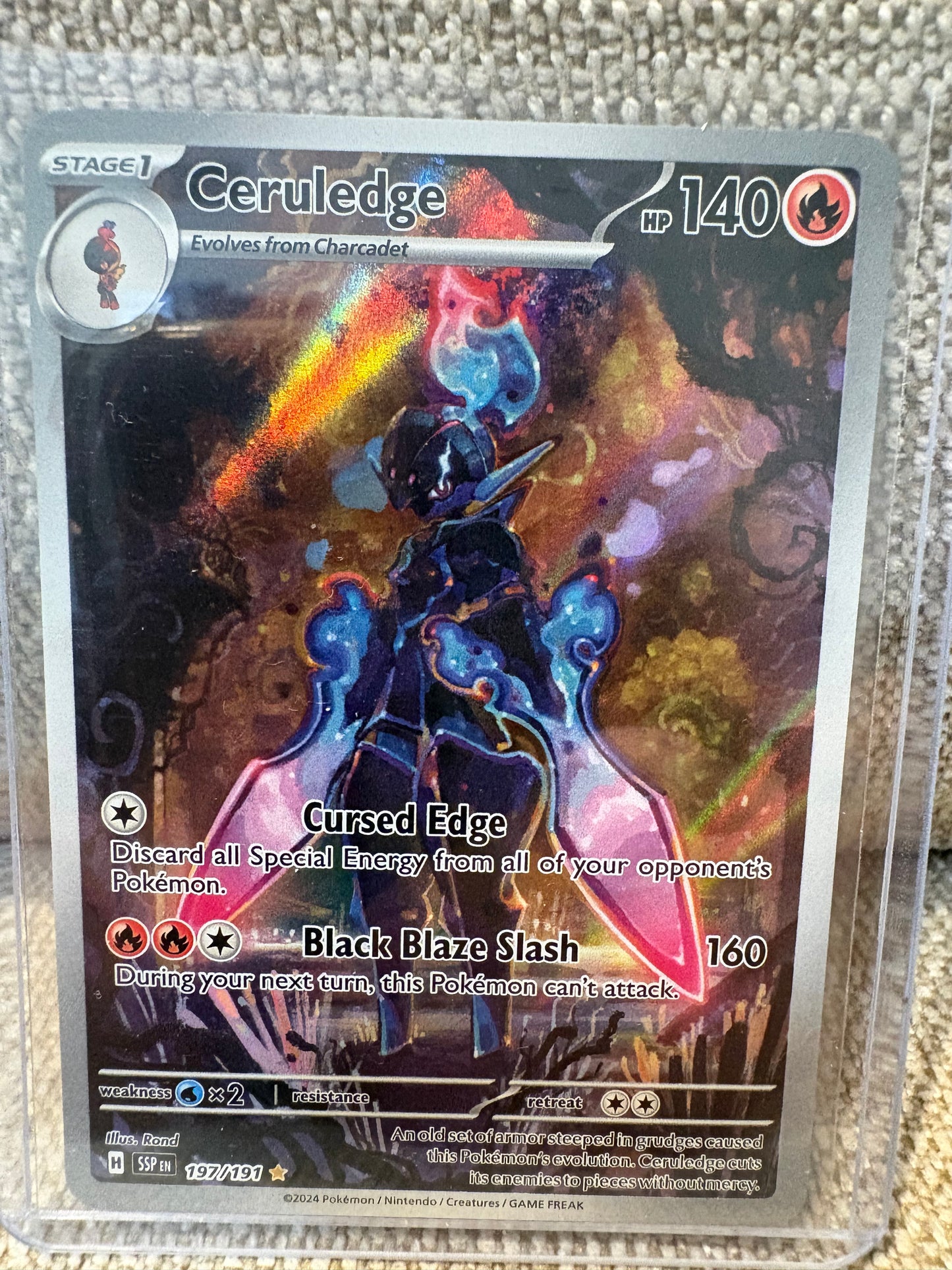 2024 Pokemon Surging Sparks CERULEDGE #197