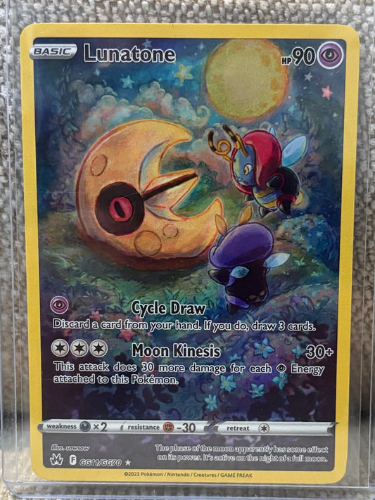 2023 Pokemon Crown Zenith LUNATONE #GG70