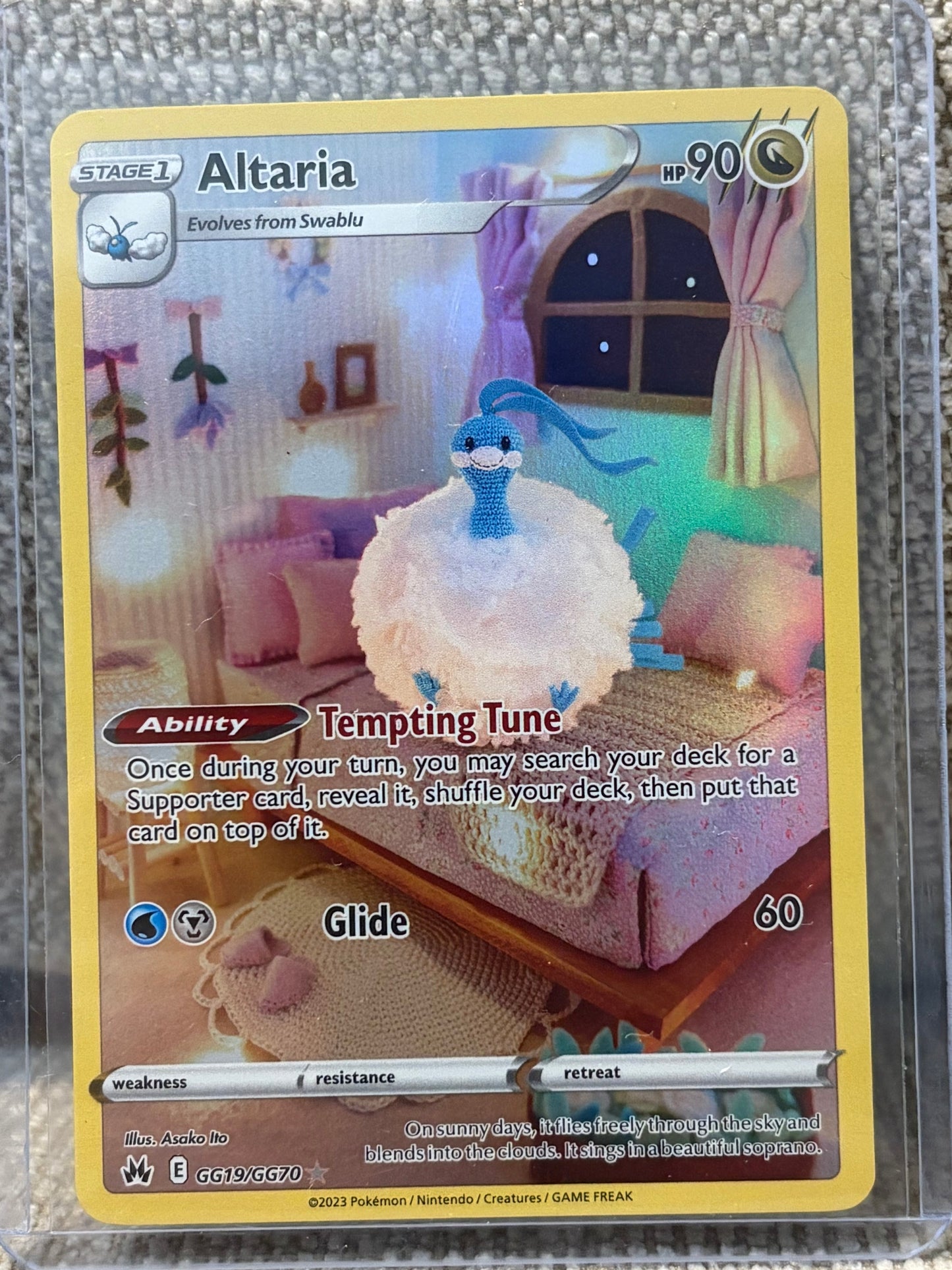 2023 Pokemon Crown Zenith ALTARIA #GG19