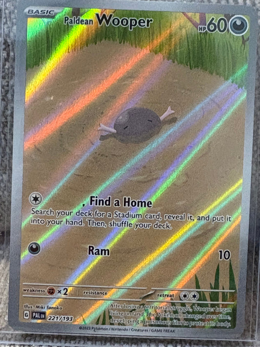 2023 Pokemon Paldea Evolved PALDEAN WOOPER #221