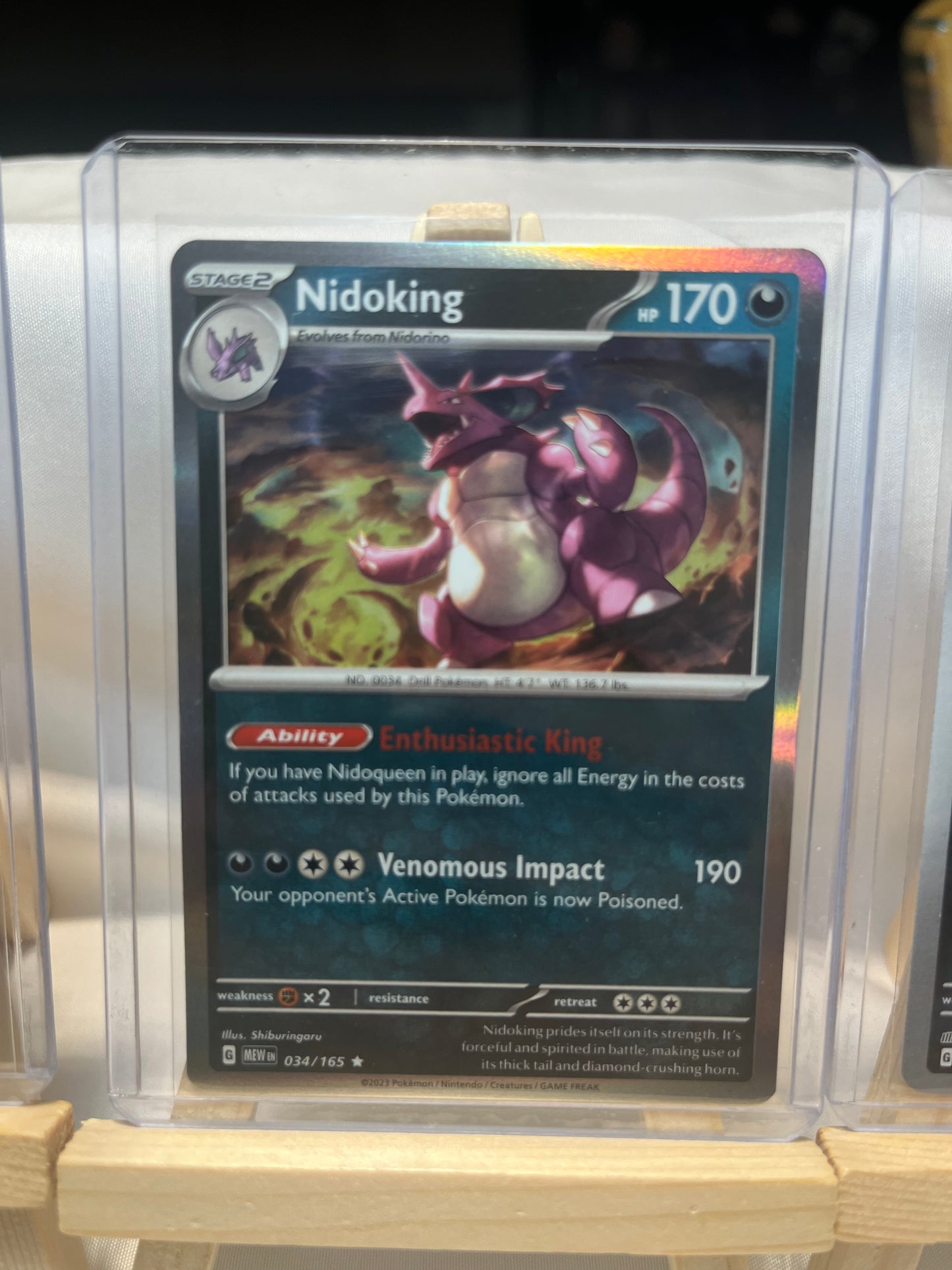 2023 Pokemon Nidoqueen set w/ Nidoking