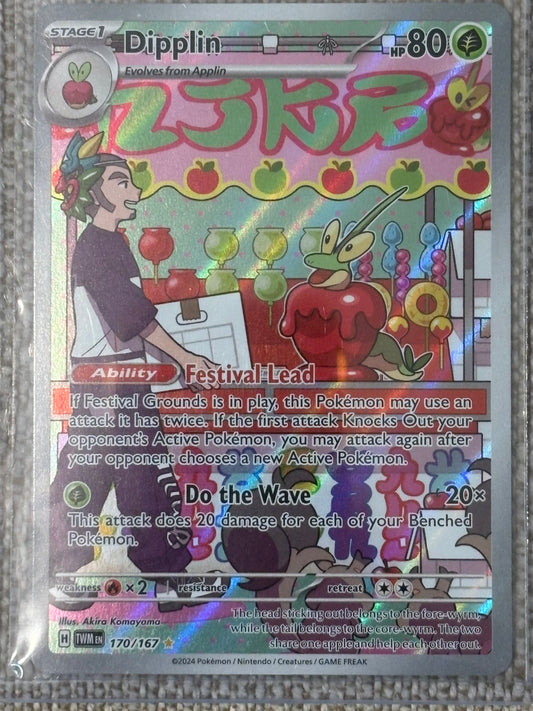 2024 Pokemon Scarlet & Violet, Twilight Masquerade, Dipplin #170