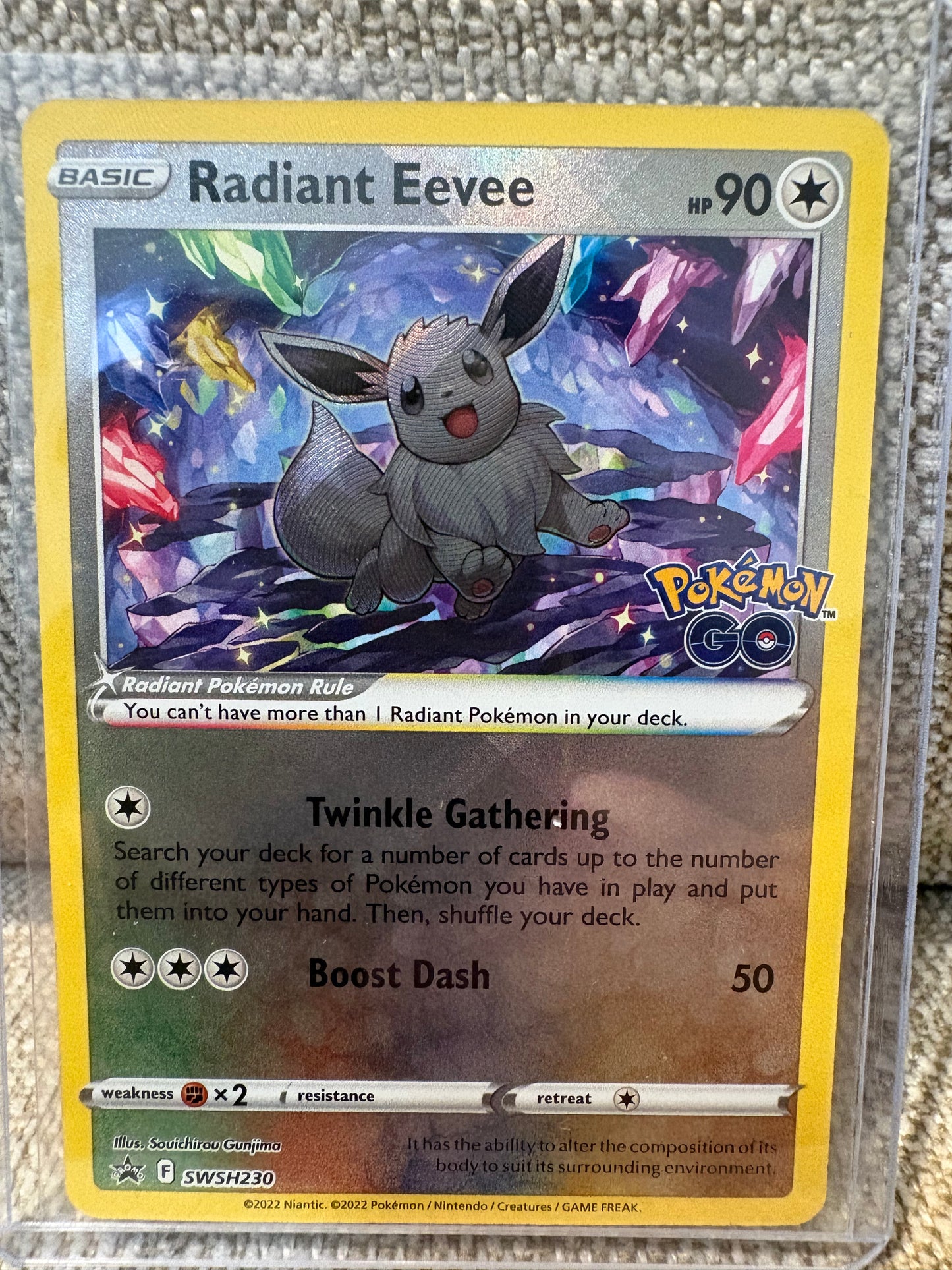 2016 Pokemon GO RADIANT EEVEE #SWSH230