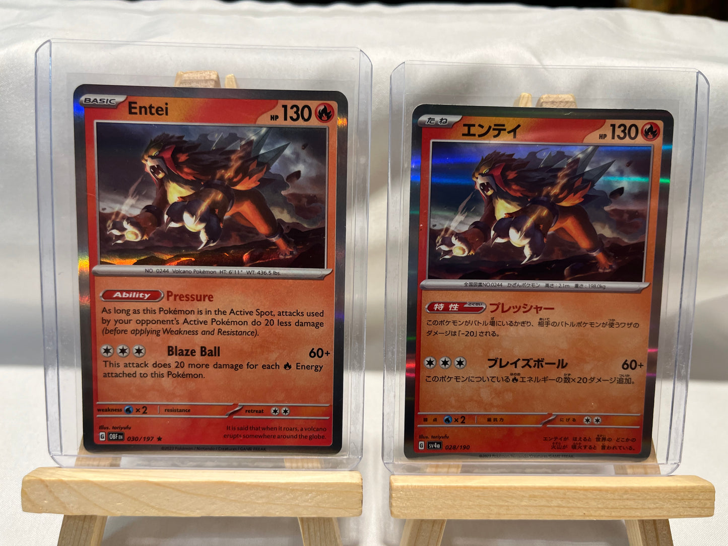 2023 Pokemon Entei Holo Set