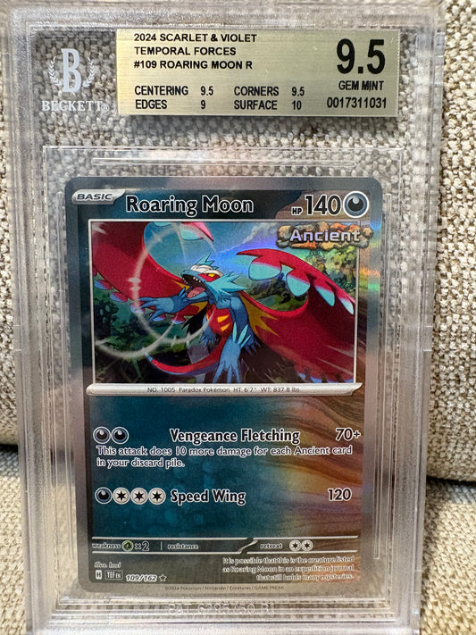 2024 Pokemon Scarlet & Violet Temporal Forces ROARING MOON #109