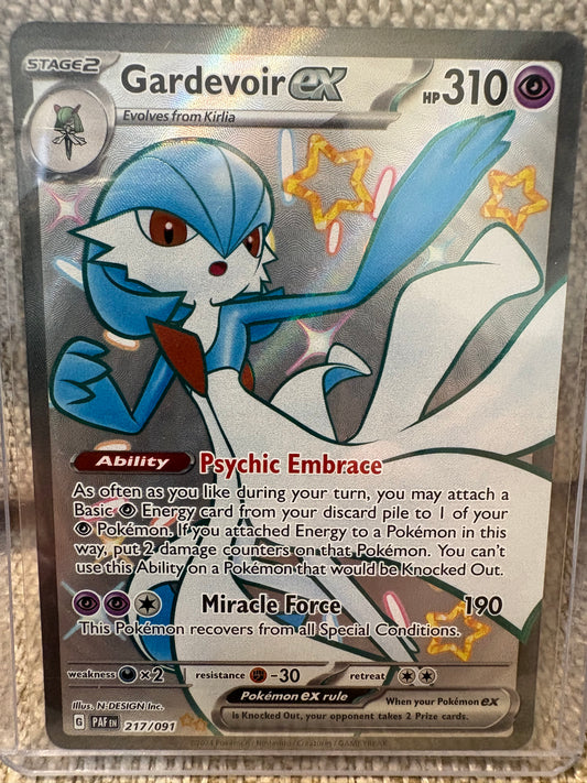 2024 Pokemon Paldean Fates GARDEVOIR EX #217