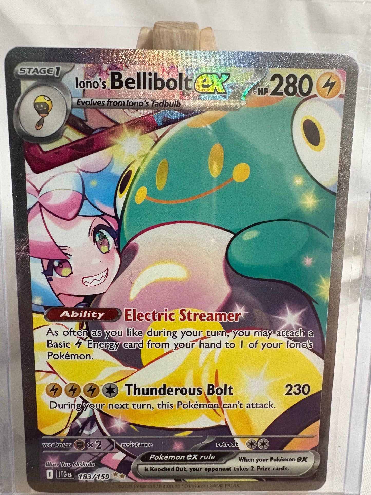 2025 Journey Together Iono’s Bellibolt EX #183