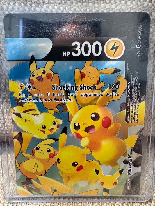 2021 Pokemon Black Star Promos PIKACHU V-UNION #SWSH140