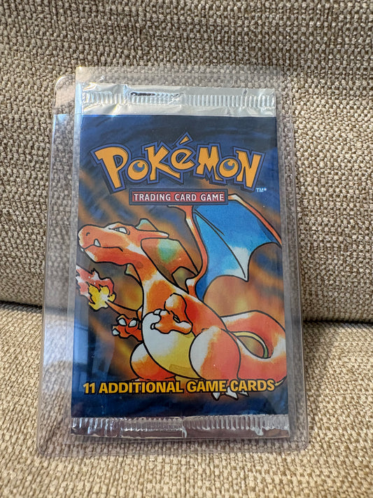 1999 Pokémon Base Set Booster Pack Art (Empty Pack)


Charizard Art