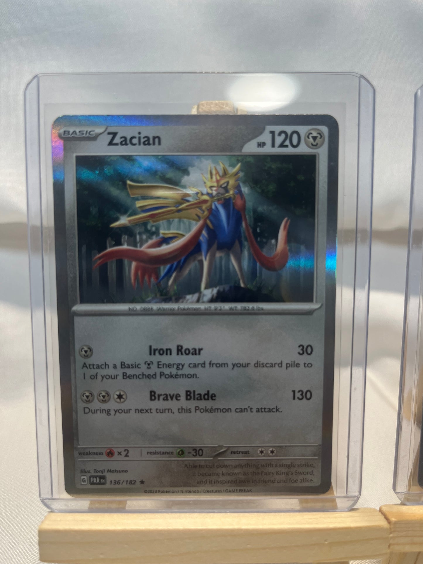 2023 Pokemon Zacian Holo Set