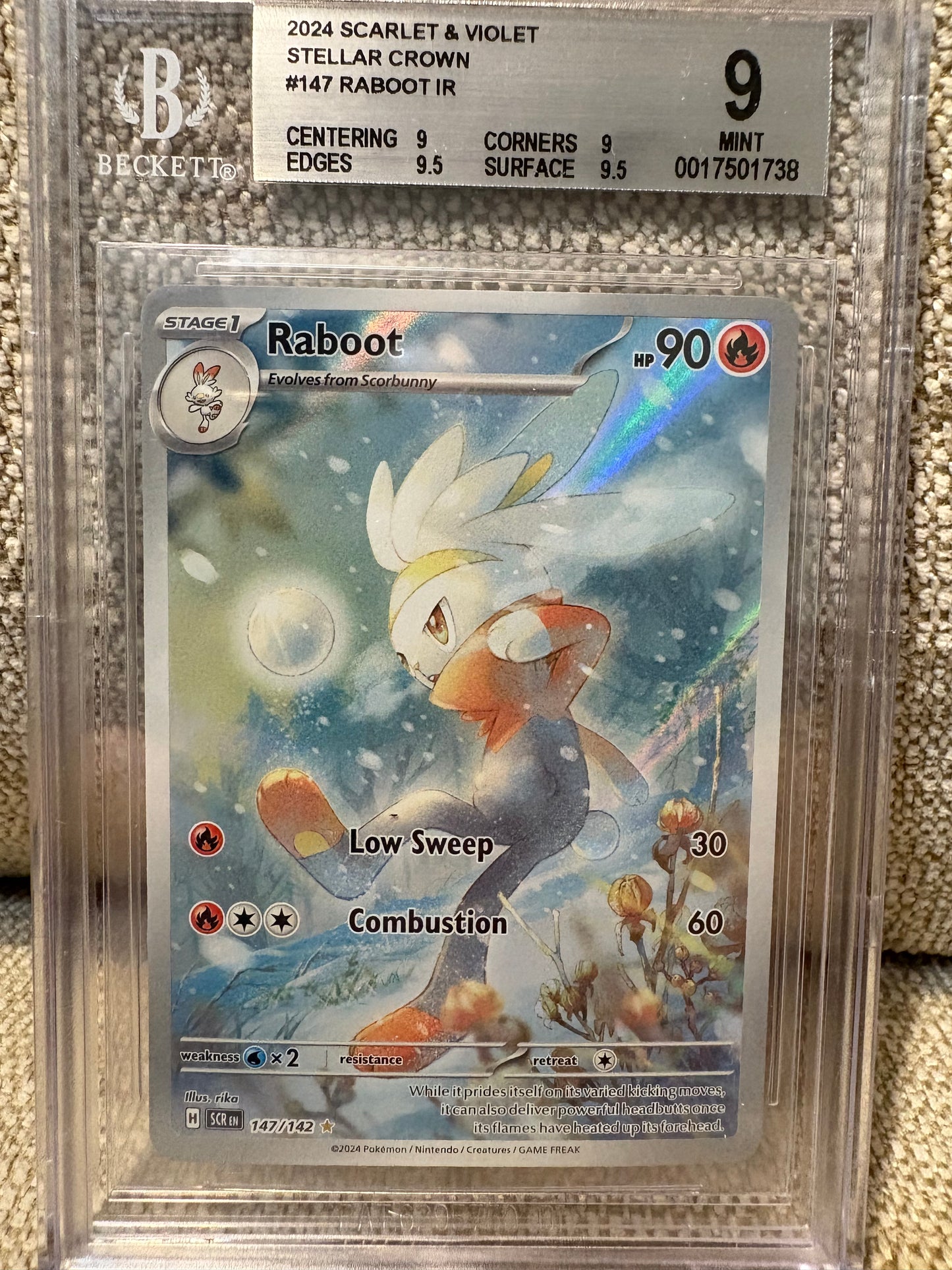 2024 Pokemon Scarlet & Violet Stellar Crown RABOOT #147