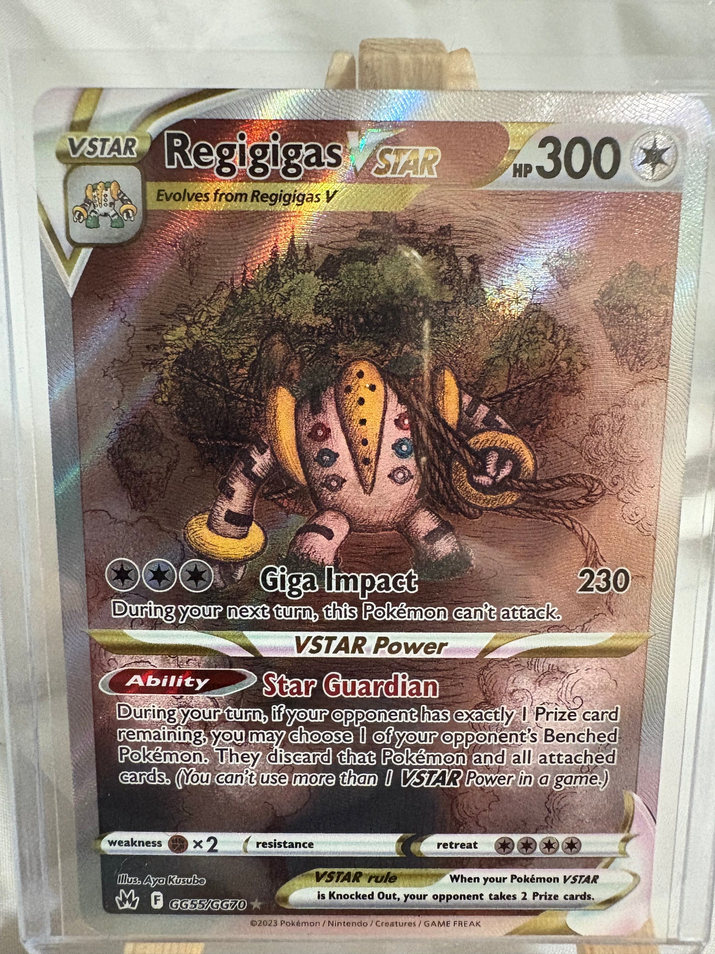 2023 Crown Zenith Regigigas VSTAR #GG55