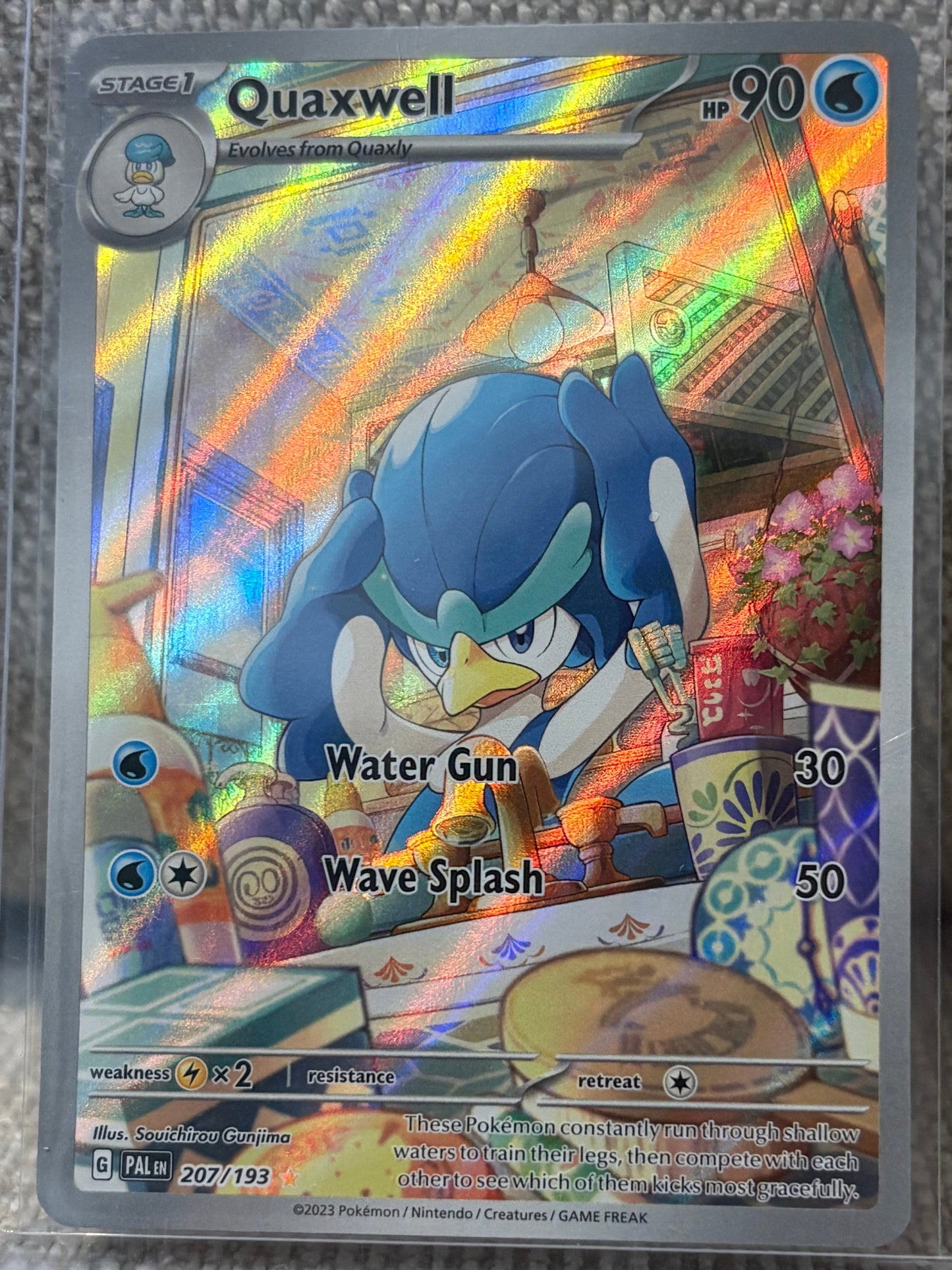 2023 Pokemon Paldea Evolved QUAXWELL #207