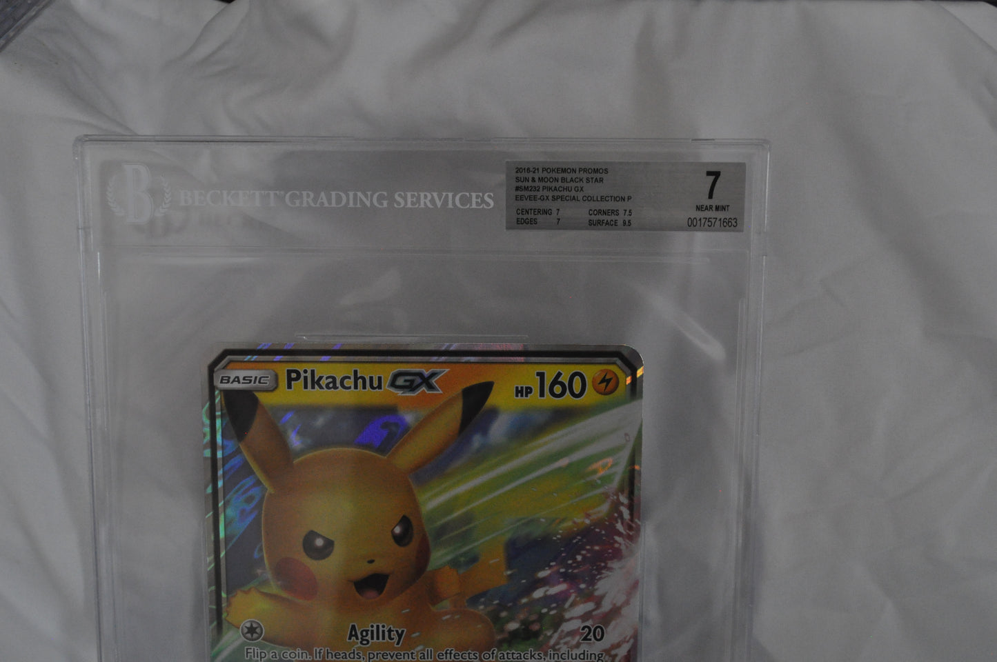 2016-2021 Pokemon Promos Sun & Moon Black Star Pikachu GX, Eevee GX Special Collections #SM232